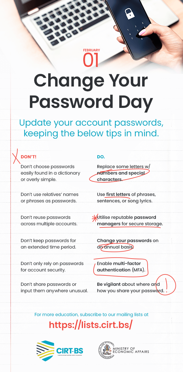 Change your password day.