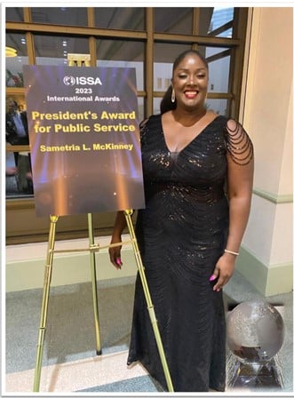 Sametria McKinnney ISSA Award