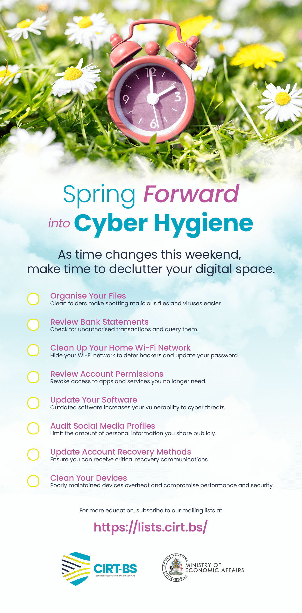 Spring Forward into Cyber Hygiene