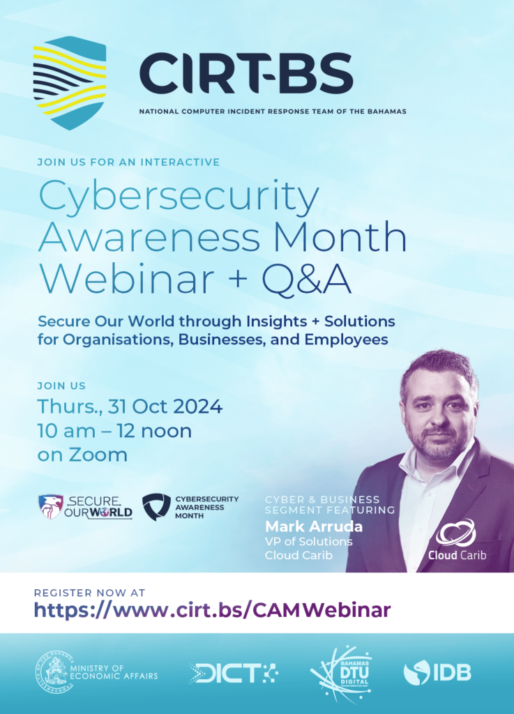 CIRT-BS Cybersecurity Awareness Webinar