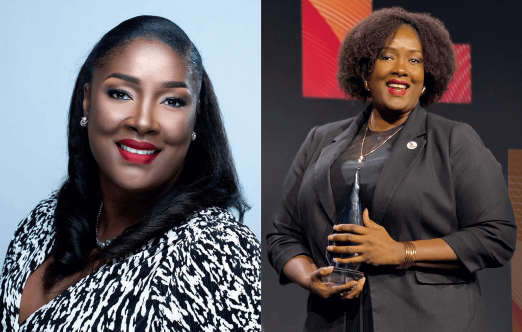 (Left) Sametria McKinney, CISSP, Director of the National Computer Incident Response Team of The Bahamas (CIRT-BS), and recipient of the ISC2 Senior Professional Award for her leadership and contributions to advancing cybersecurity in the Americas Region. (Right) Sametria McKinney, CISSP, receiving the ISC2 Senior Professional Award for the Americas Region at the ISC2 Security Congress, held from 14-16 October 2024 in Las Vegas, Nevada.