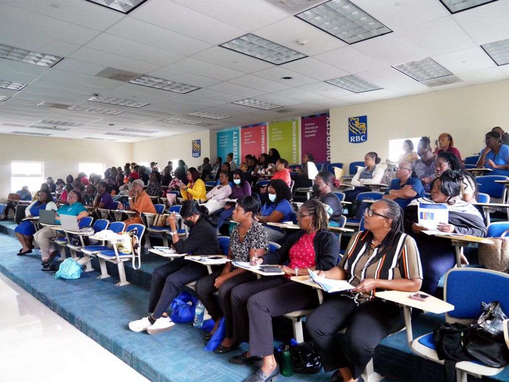 Participants gather at the University of The Bahamas, RBC Auditorium, Franklyn Wilson Graduate Centre 19-20 February 2025 for the CIRT-BS and ITU Child Online Protection Workshop